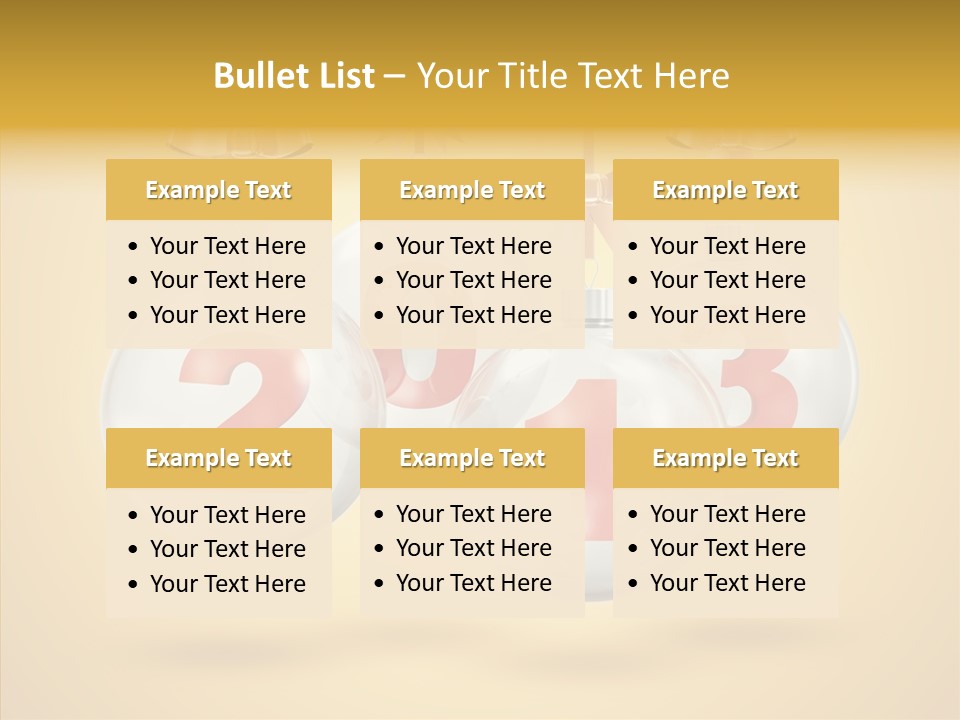 Event Date Glass PowerPoint Template