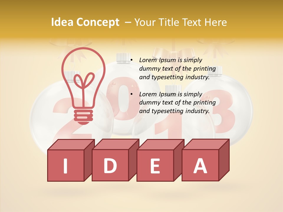 Event Date Glass PowerPoint Template