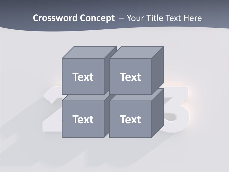 Textfreiraum Jahr Jahreszahl PowerPoint Template