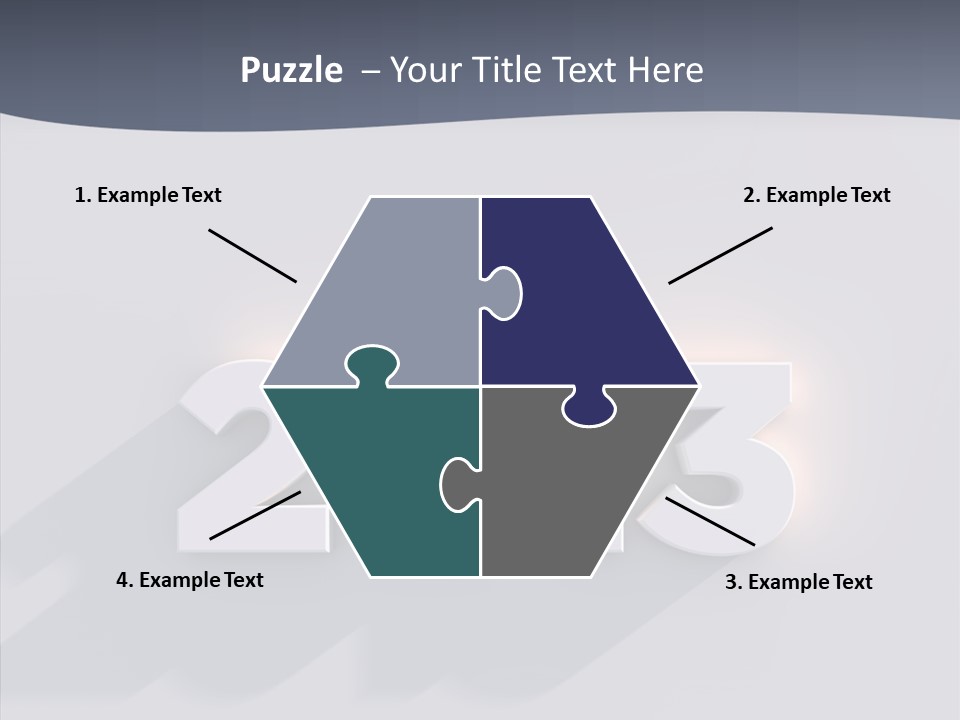 Textfreiraum Jahr Jahreszahl PowerPoint Template