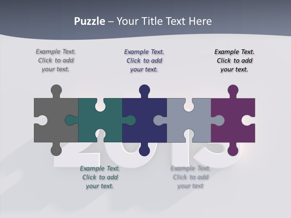 Textfreiraum Jahr Jahreszahl PowerPoint Template