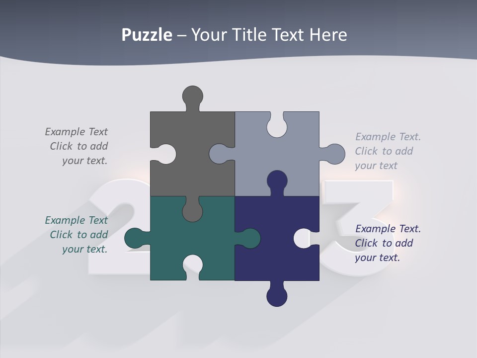 Textfreiraum Jahr Jahreszahl PowerPoint Template