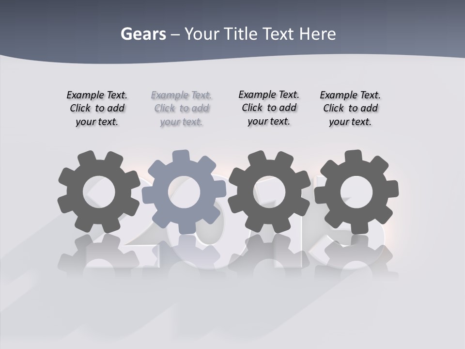 Textfreiraum Jahr Jahreszahl PowerPoint Template