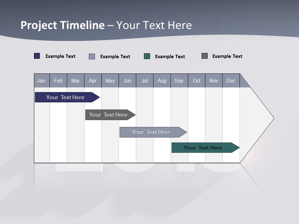 Textfreiraum Jahr Jahreszahl PowerPoint Template
