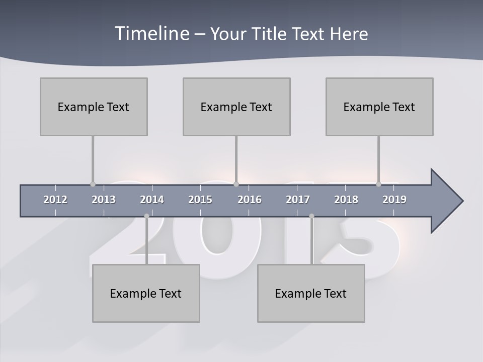 Textfreiraum Jahr Jahreszahl PowerPoint Template