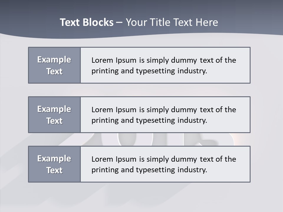 Textfreiraum Jahr Jahreszahl PowerPoint Template
