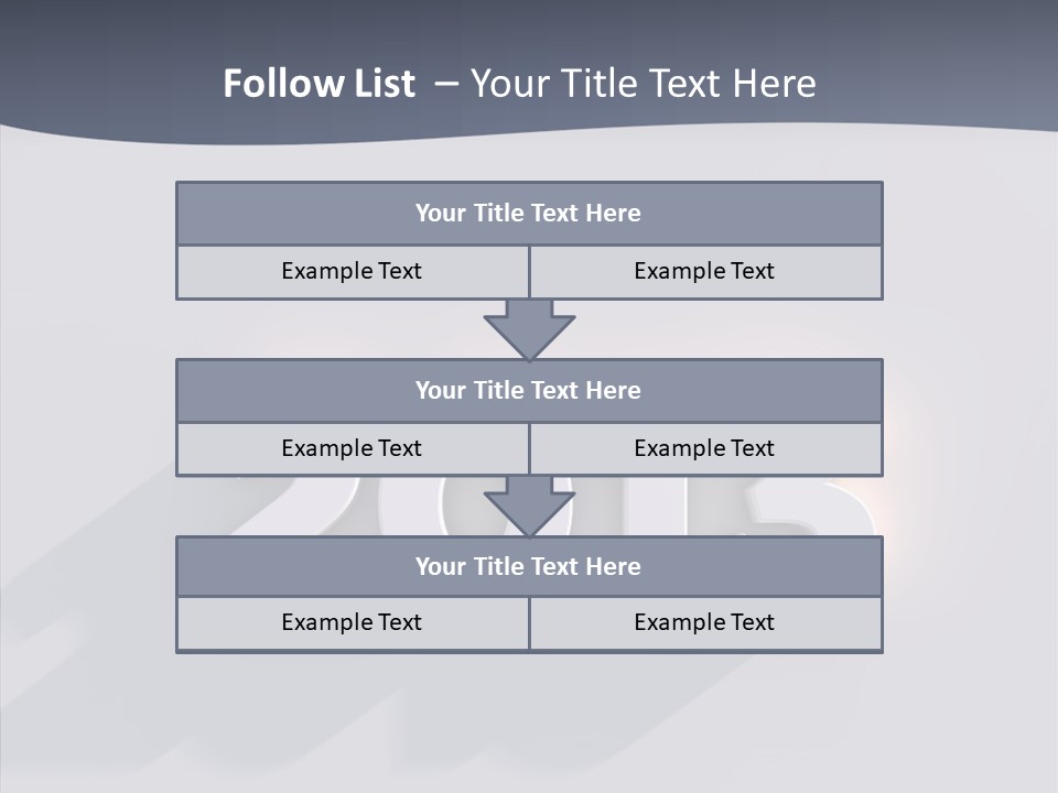 Textfreiraum Jahr Jahreszahl PowerPoint Template