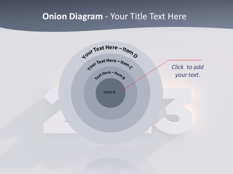 Textfreiraum Jahr Jahreszahl PowerPoint Template