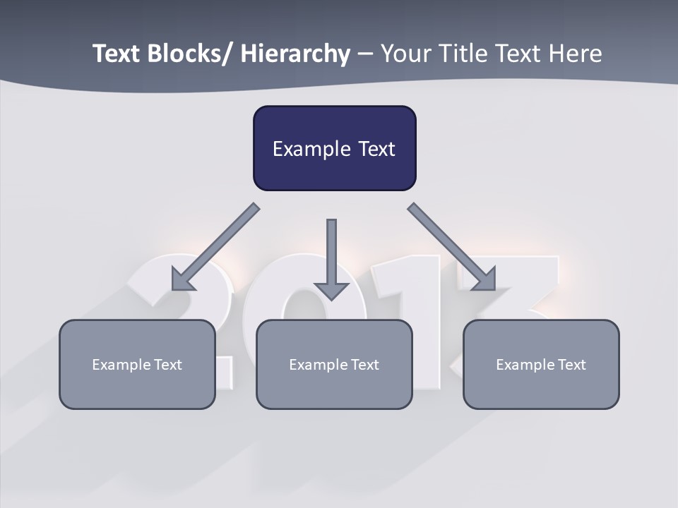 Textfreiraum Jahr Jahreszahl PowerPoint Template