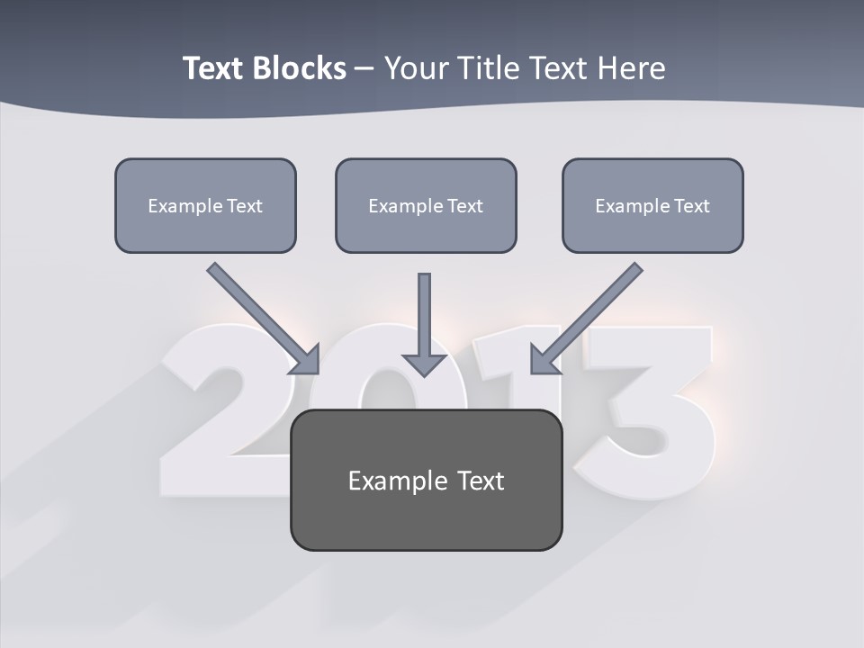 Textfreiraum Jahr Jahreszahl PowerPoint Template