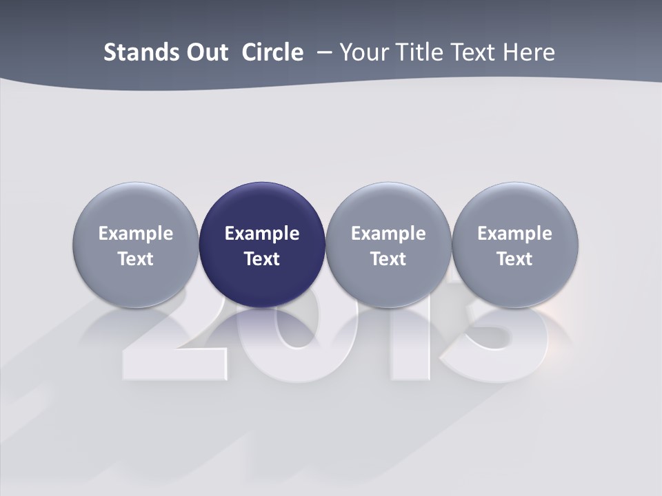 Textfreiraum Jahr Jahreszahl PowerPoint Template