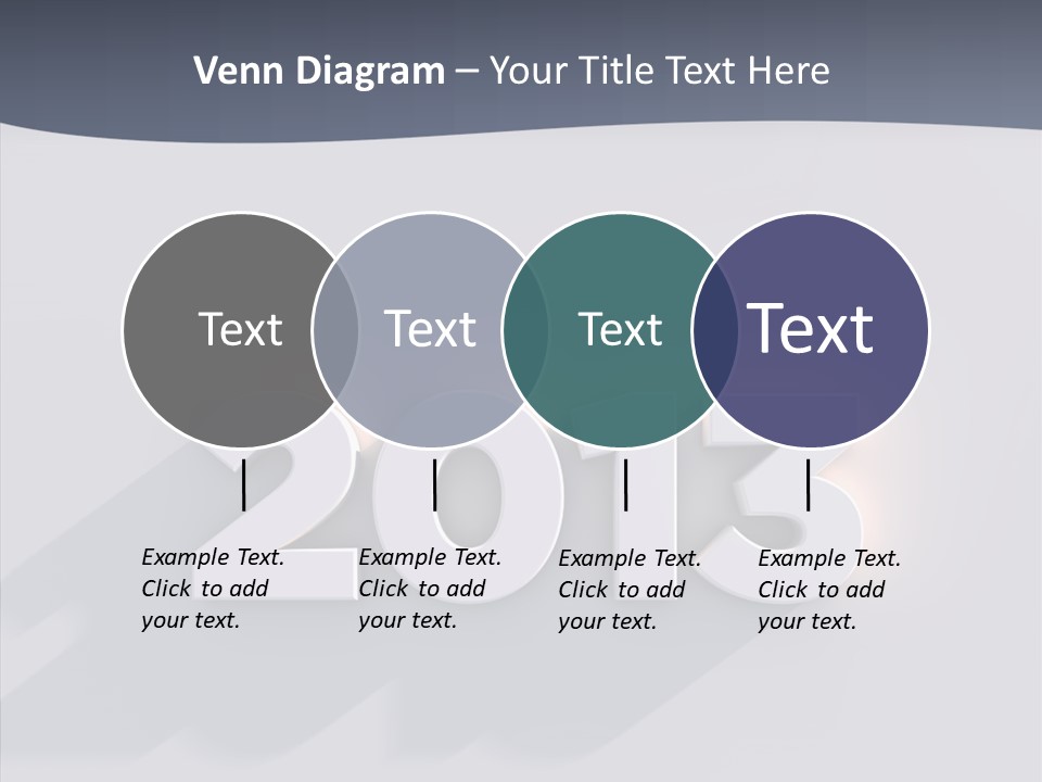 Textfreiraum Jahr Jahreszahl PowerPoint Template