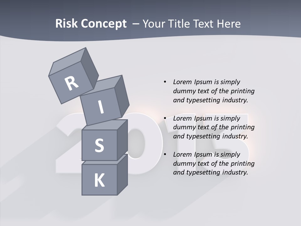 Textfreiraum Jahr Jahreszahl PowerPoint Template