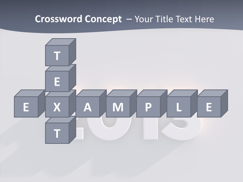 Textfreiraum Jahr Jahreszahl PowerPoint Template