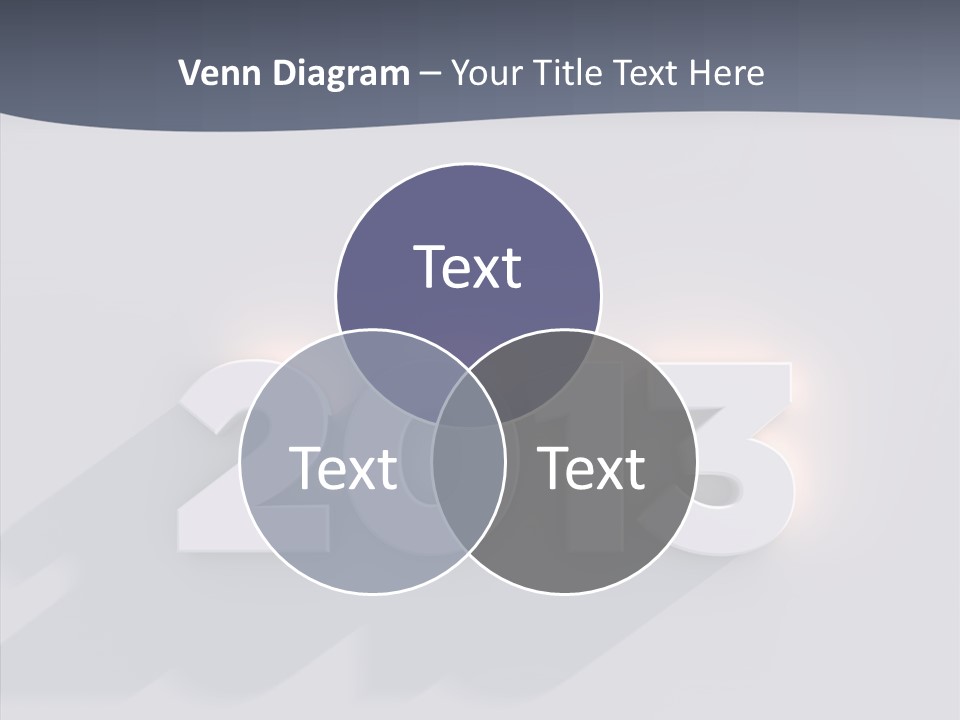 Textfreiraum Jahr Jahreszahl PowerPoint Template