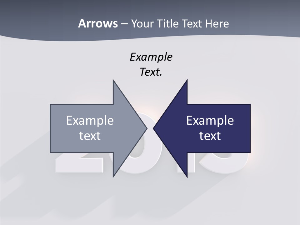 Textfreiraum Jahr Jahreszahl PowerPoint Template