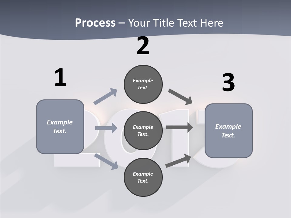 Textfreiraum Jahr Jahreszahl PowerPoint Template