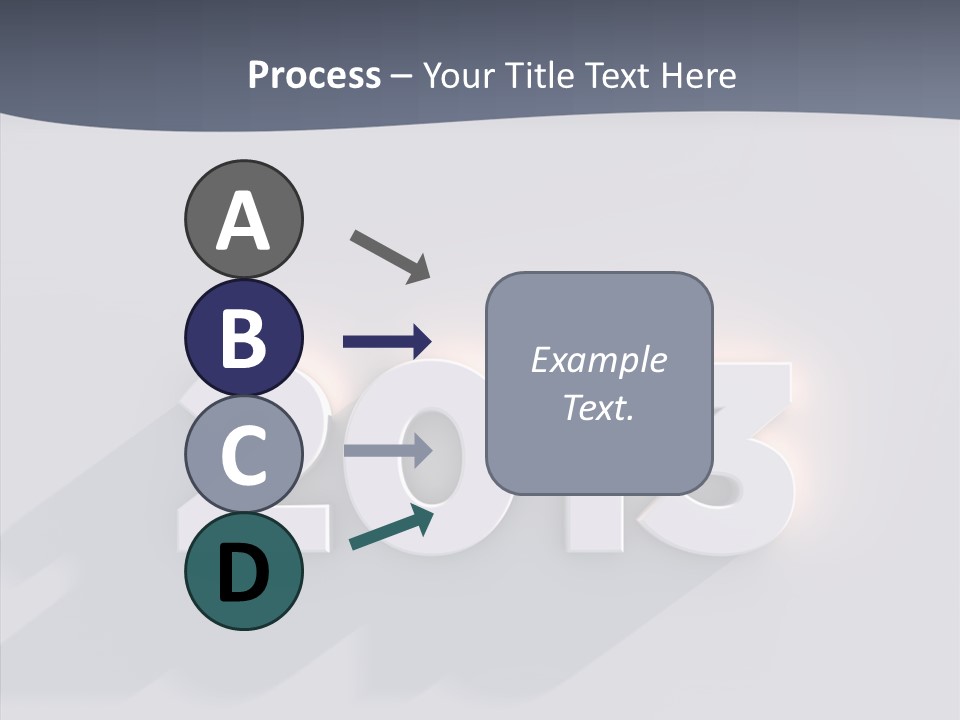 Textfreiraum Jahr Jahreszahl PowerPoint Template