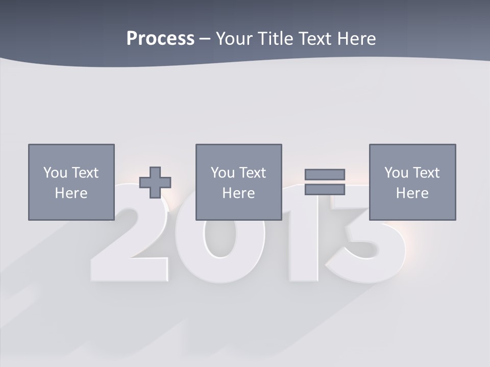 Textfreiraum Jahr Jahreszahl PowerPoint Template