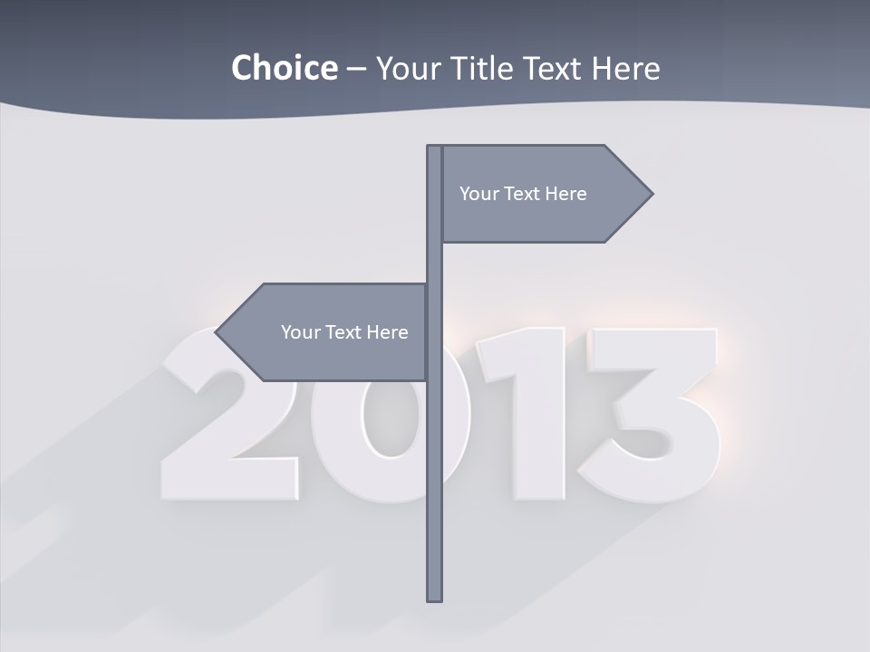 Textfreiraum Jahr Jahreszahl PowerPoint Template