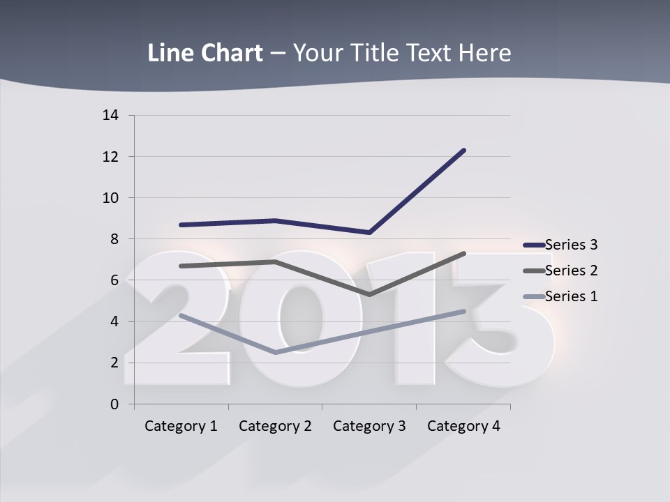 Textfreiraum Jahr Jahreszahl PowerPoint Template