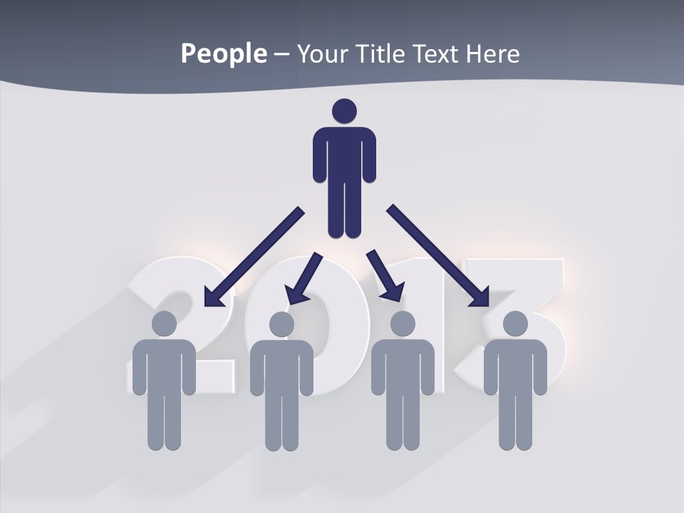 Textfreiraum Jahr Jahreszahl PowerPoint Template