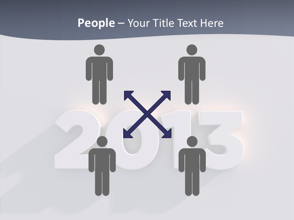 Textfreiraum Jahr Jahreszahl PowerPoint Template