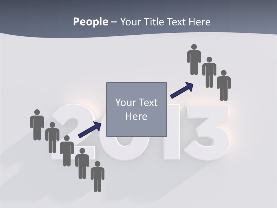 Textfreiraum Jahr Jahreszahl PowerPoint Template