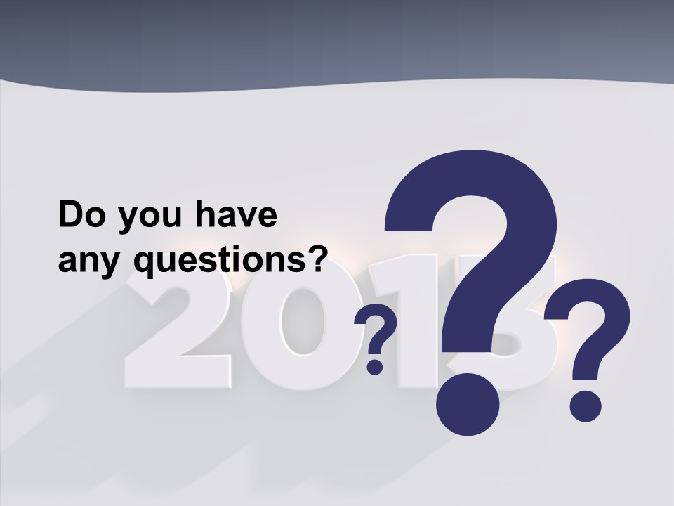 Textfreiraum Jahr Jahreszahl PowerPoint Template