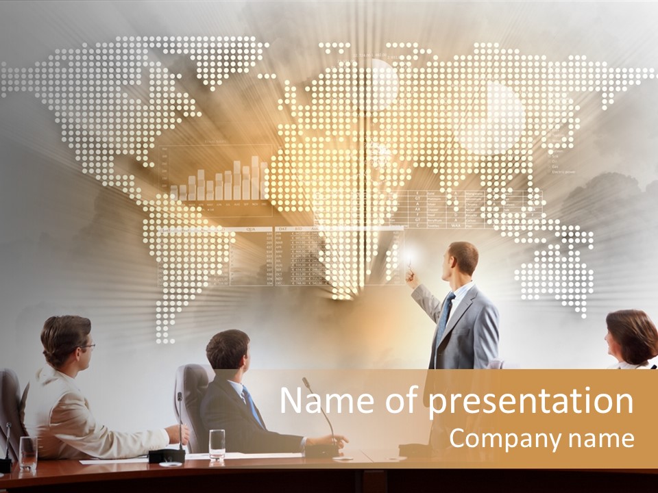 Lecture Innovation Businessgroup PowerPoint Template