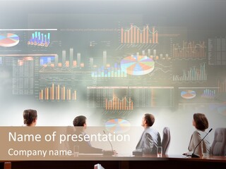 Discussion Analytics Mediascreen PowerPoint Template