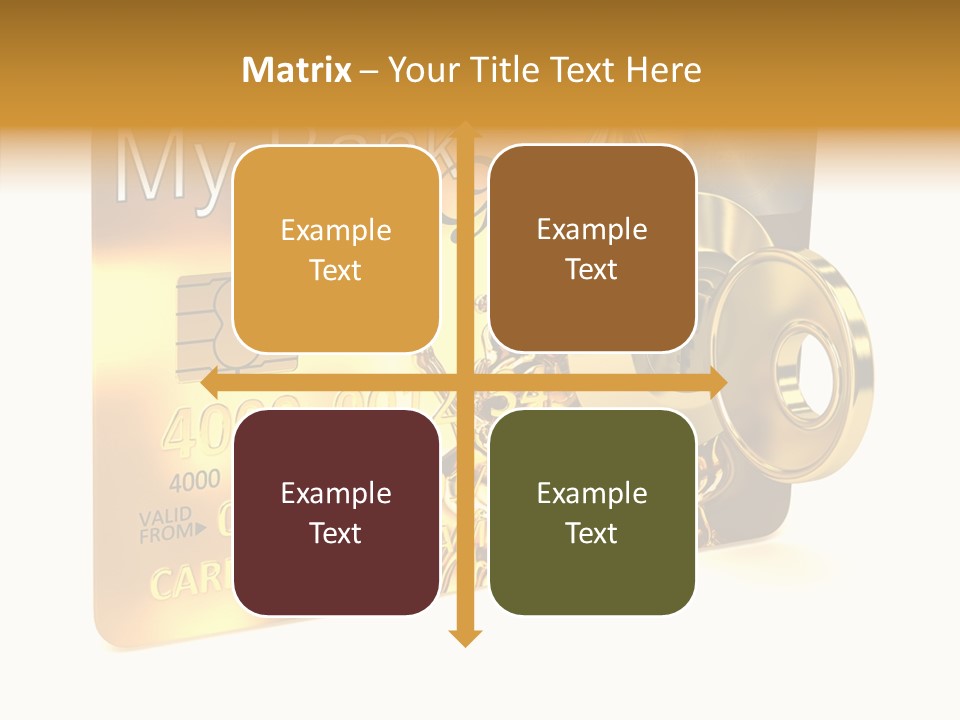 Key Abstract Financial PowerPoint Template