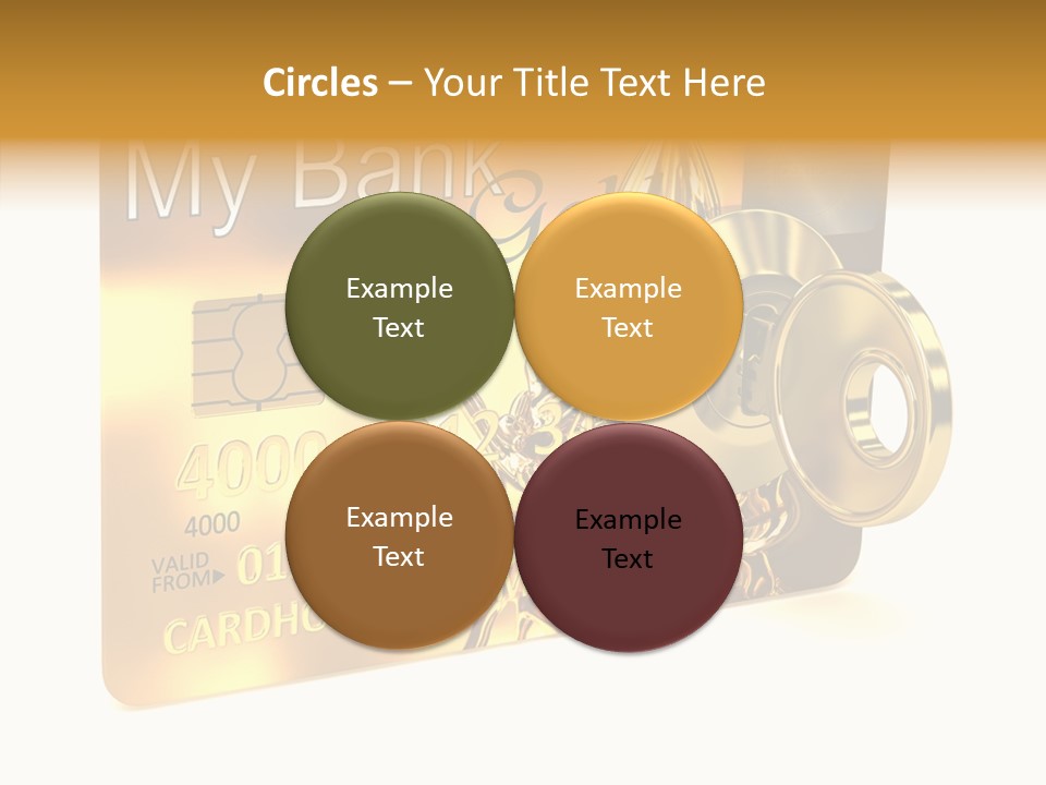 Key Abstract Financial PowerPoint Template