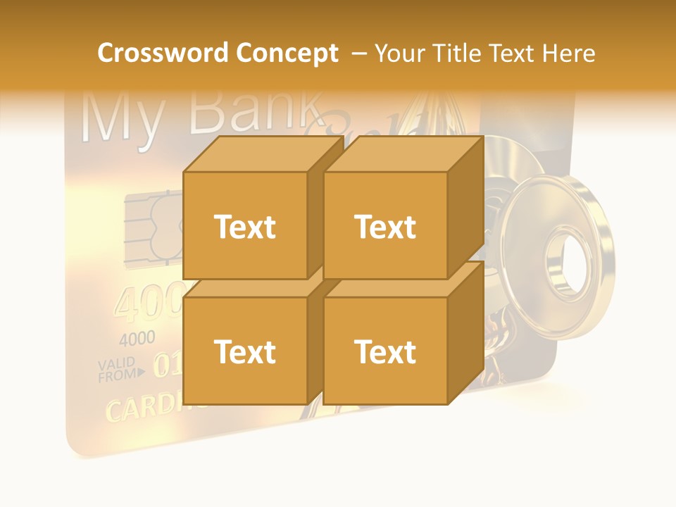 Key Abstract Financial PowerPoint Template