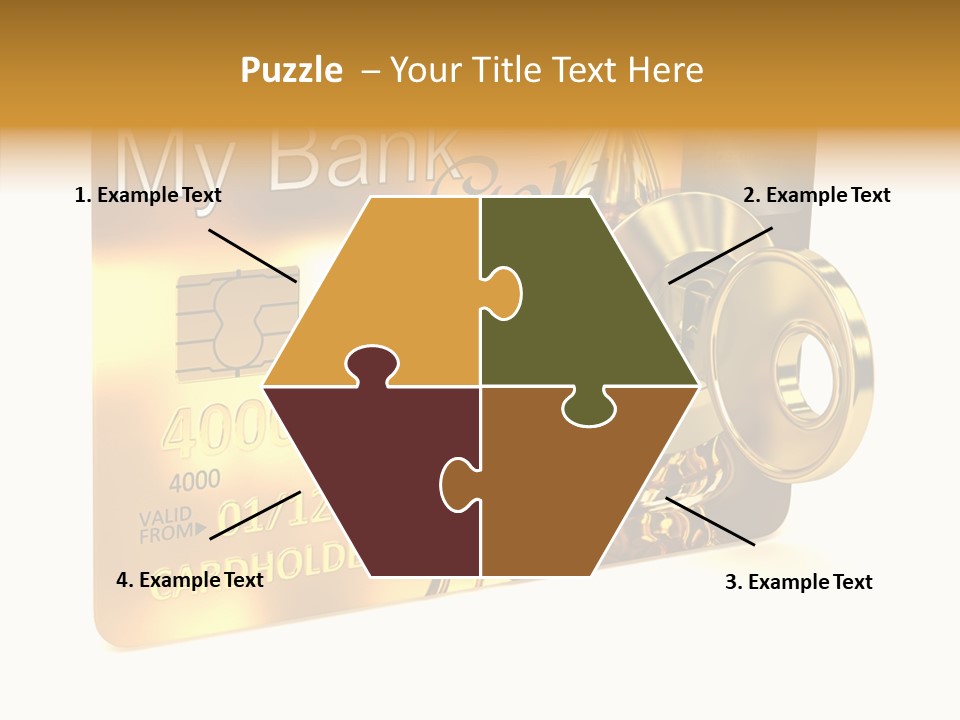 Key Abstract Financial PowerPoint Template