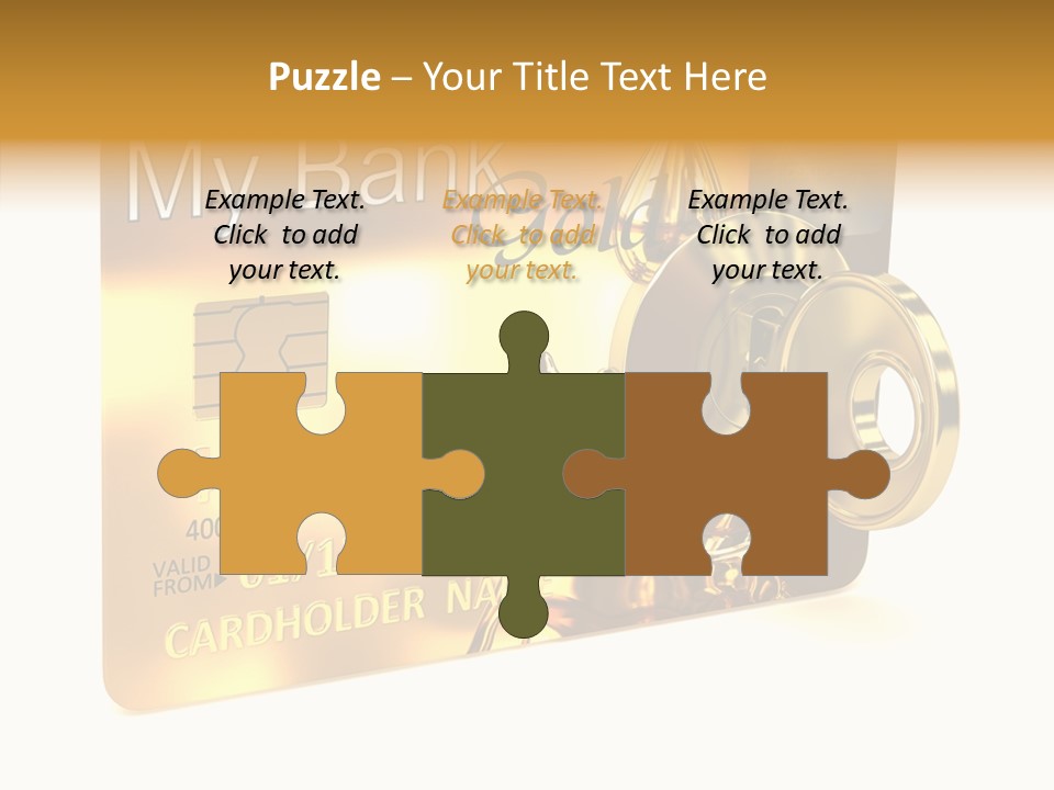 Key Abstract Financial PowerPoint Template