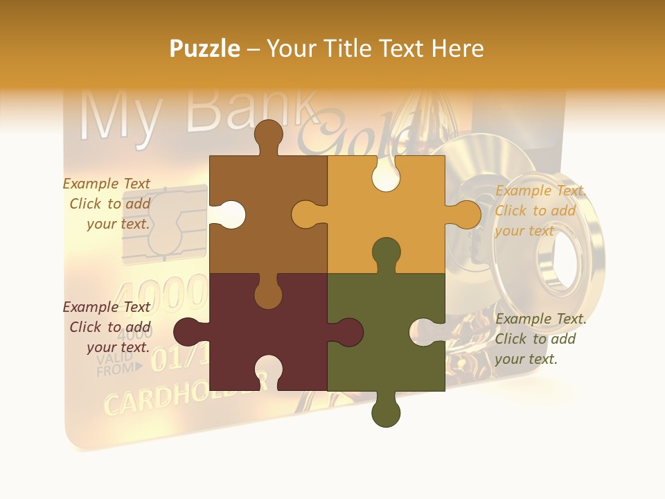 Key Abstract Financial PowerPoint Template