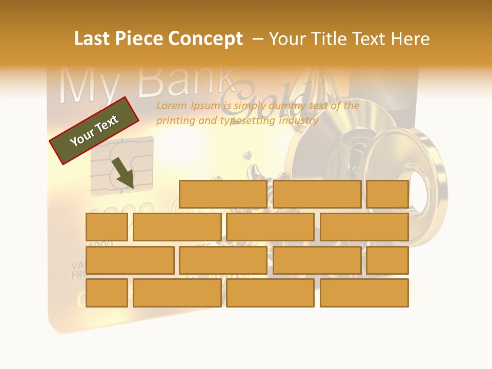 Key Abstract Financial PowerPoint Template