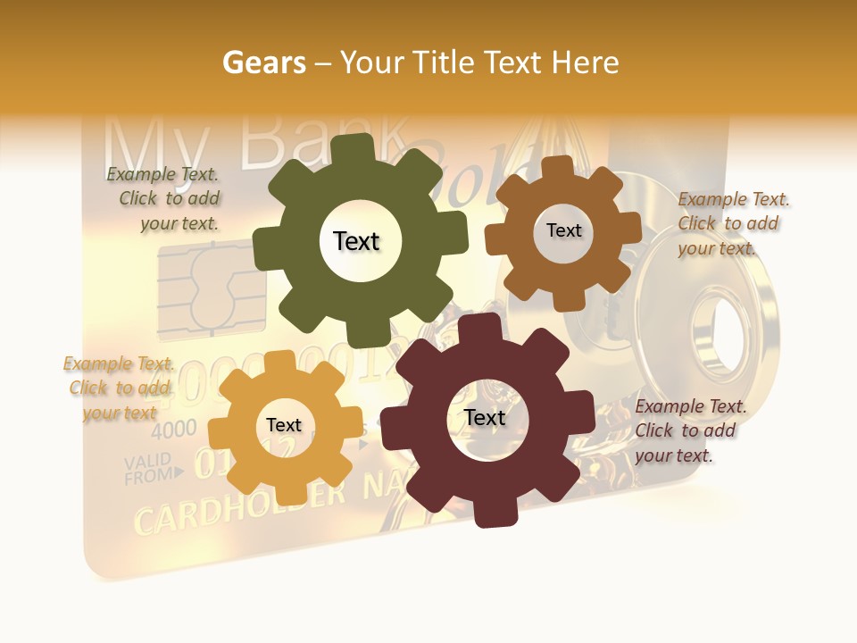 Key Abstract Financial PowerPoint Template