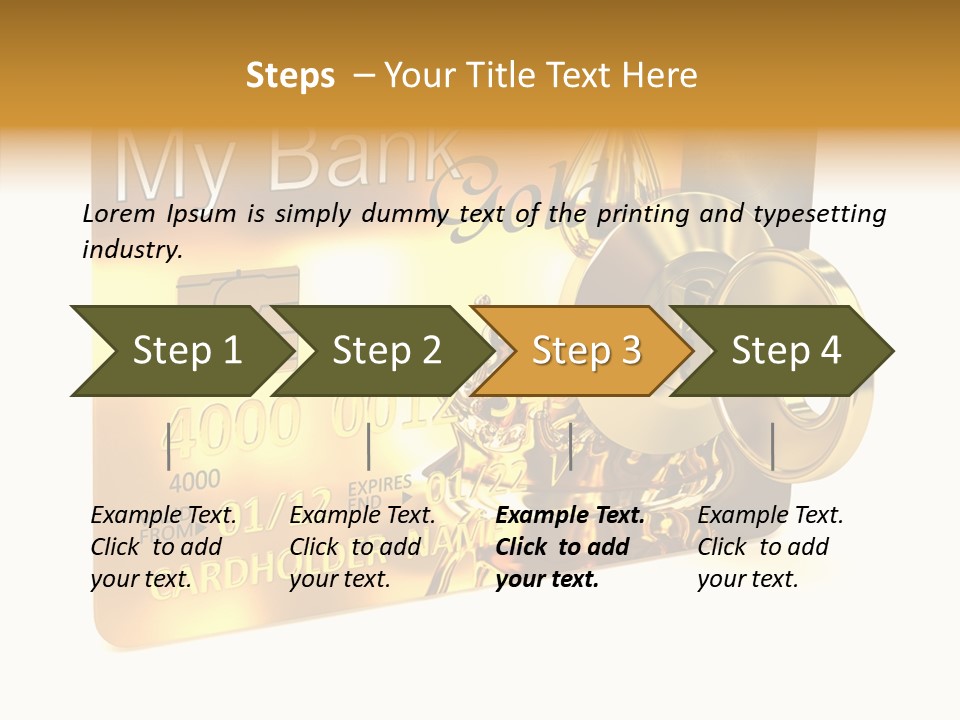 Key Abstract Financial PowerPoint Template