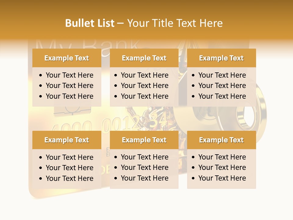 Key Abstract Financial PowerPoint Template