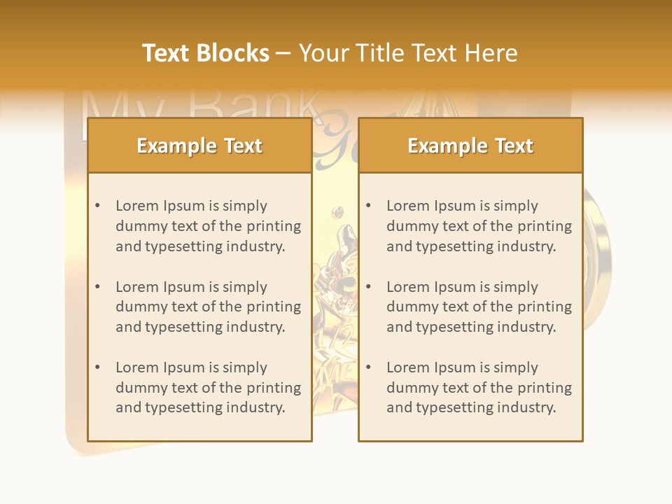 Key Abstract Financial PowerPoint Template
