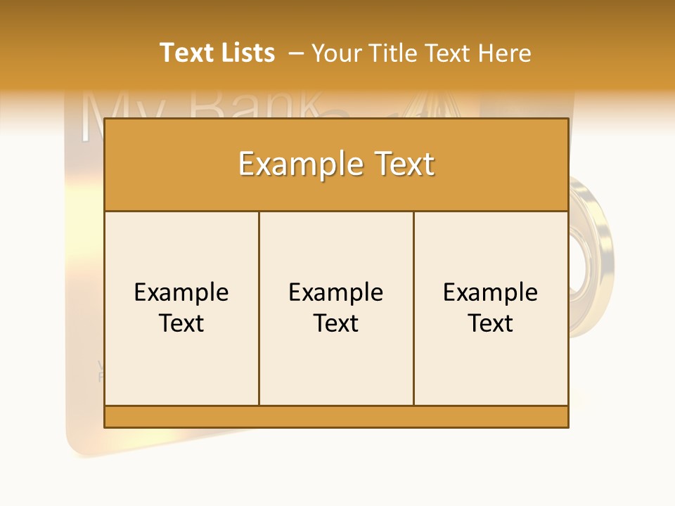 Key Abstract Financial PowerPoint Template