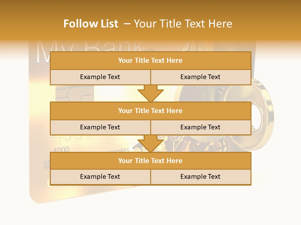 Key Abstract Financial PowerPoint Template