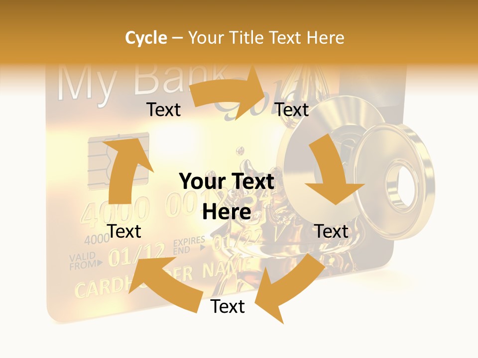 Key Abstract Financial PowerPoint Template