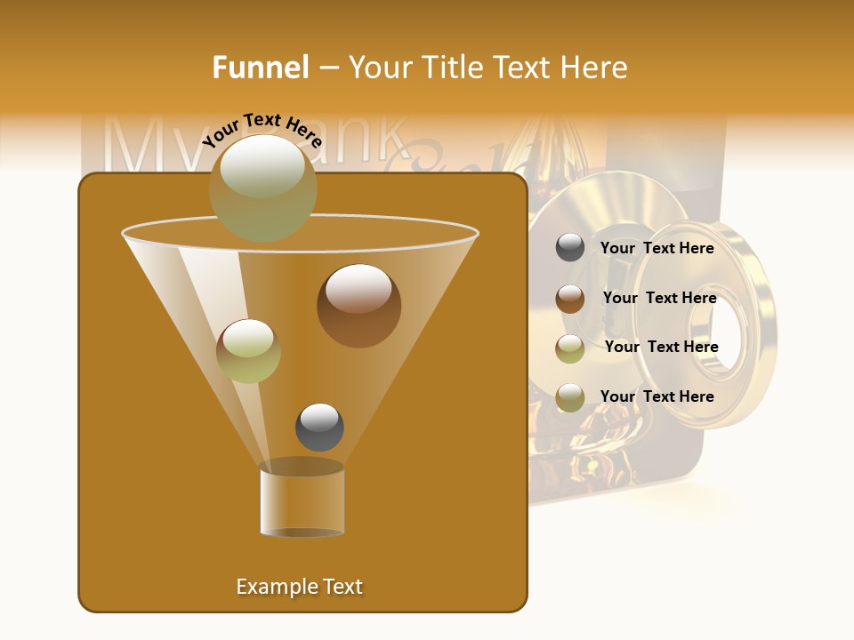 Key Abstract Financial PowerPoint Template