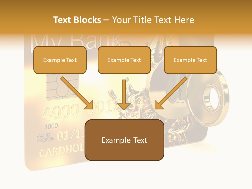Key Abstract Financial PowerPoint Template