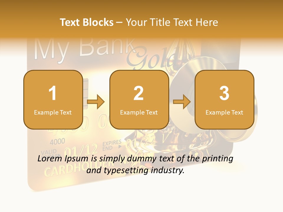 Key Abstract Financial PowerPoint Template