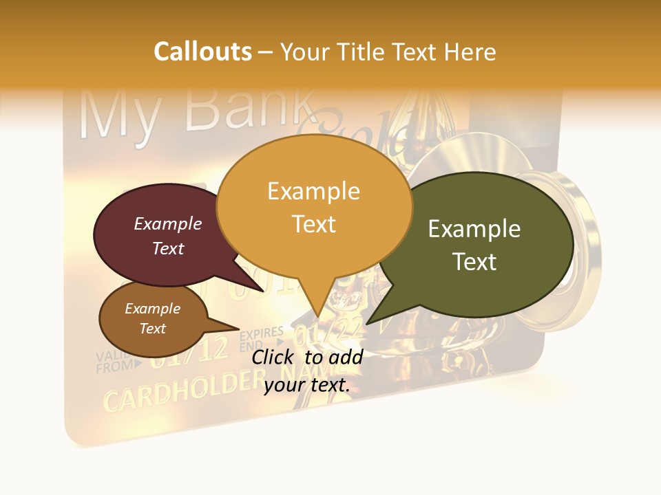 Key Abstract Financial PowerPoint Template