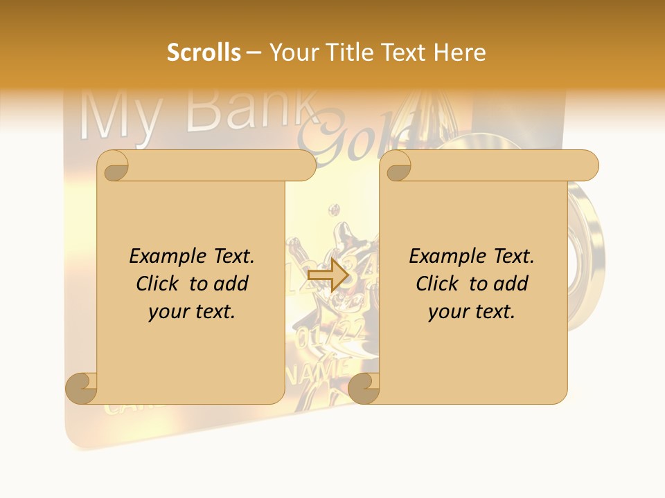 Key Abstract Financial PowerPoint Template